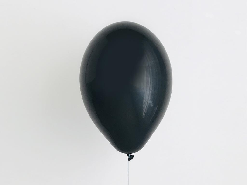 Hippe ballonnen zwart (10 stuks)