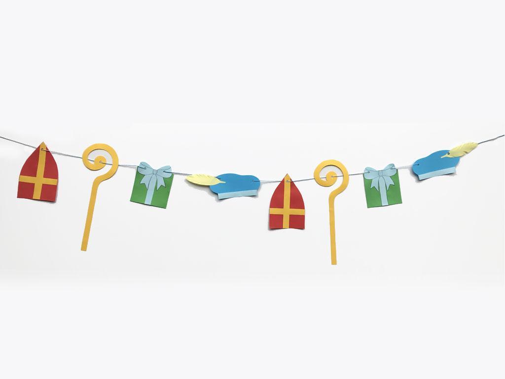 Hippe Sinterklaas slinger